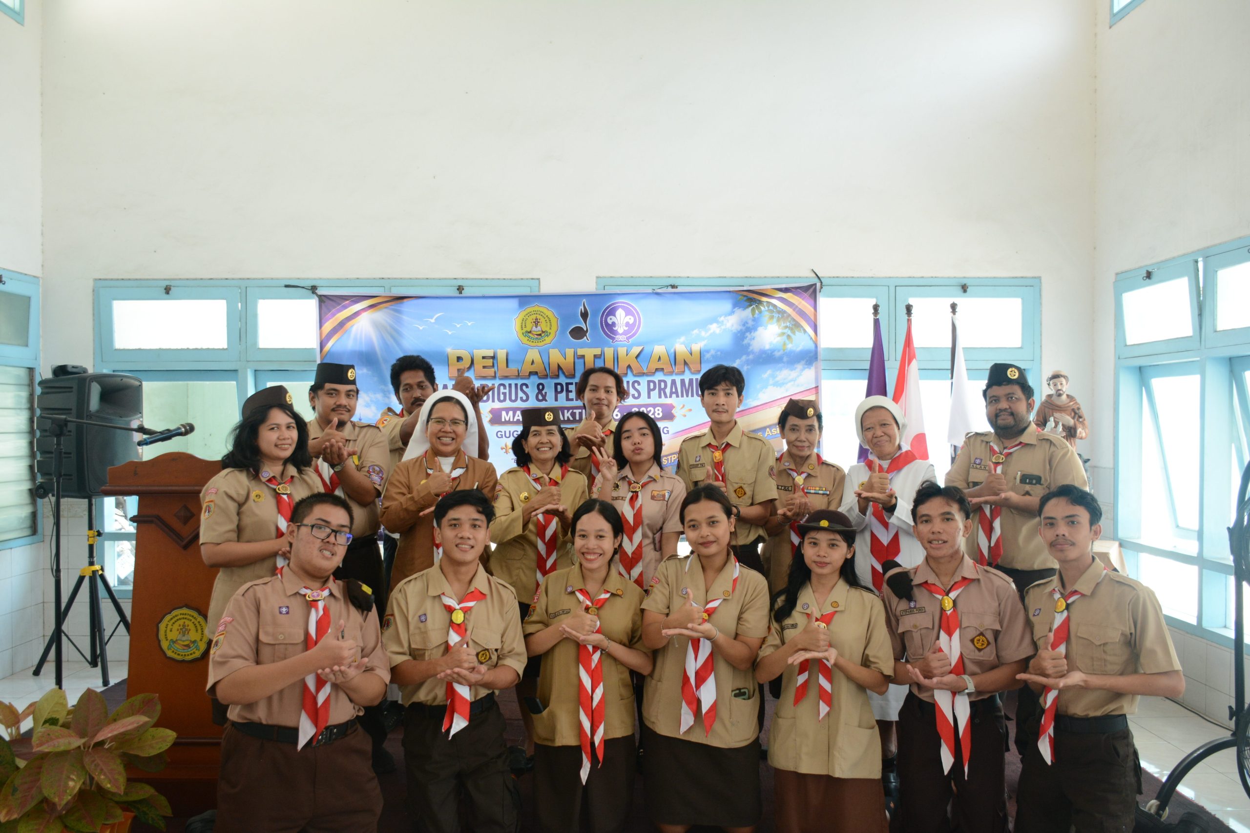 Resmi Dilantik, Pengurus Gudep STPKat St. Fransiskus Asisi Semarang Bawa Semangat Baru untuk Periode 2026–2028